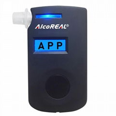 双模式电化学酒测器配合手机APP或LCD显示操作