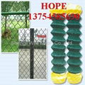 galvanized and pvc chain link fence