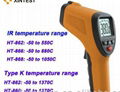 Industrial Infrared thermometers(range 50 C to 1050C )