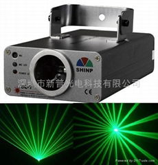 30mW single green laser light