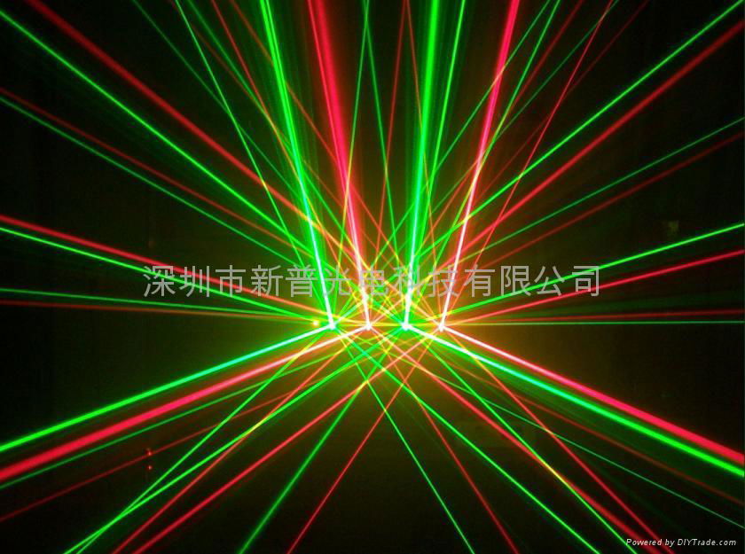 SHINP 4 Lens Red + Green DJ Laser Light DL-55 2