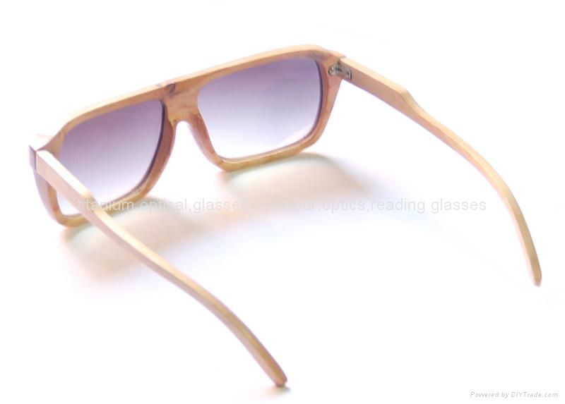 High Quality hand made wooden sunglass (New and Hot Sell!)  3