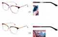 Lady fashion Acetate eyeframes with arts arms 5