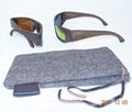 Sports wrap Bamboo sunglass spring hinges 2