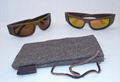 Sports wrap Bamboo sunglass spring hinges