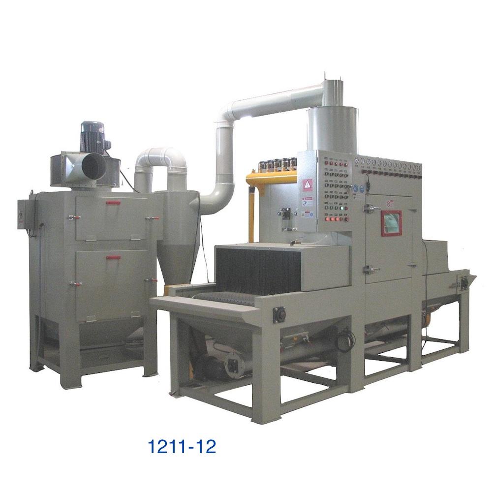 automatic belt conveyor blast machine