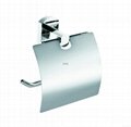 Bathroom accessories - Toilet roll holder with lid