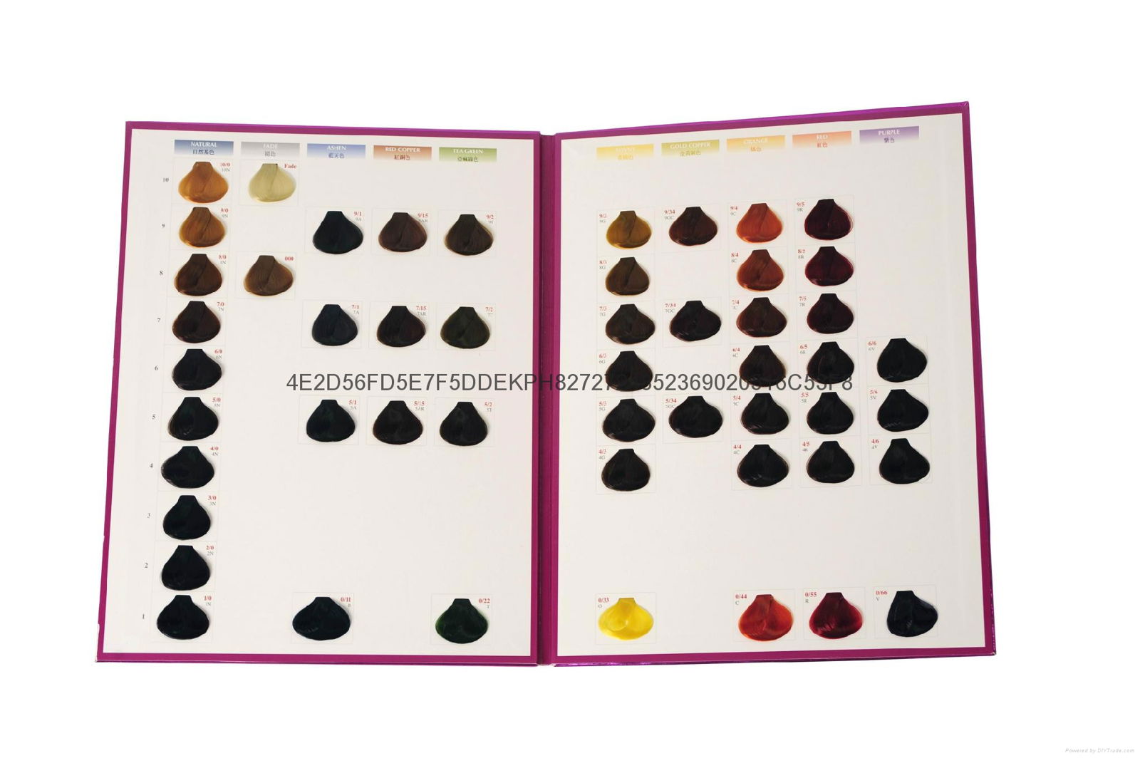 hair colour chart 2