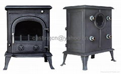 cast iron wood burning stove