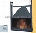 cast iron wood burning fireplace insert 4