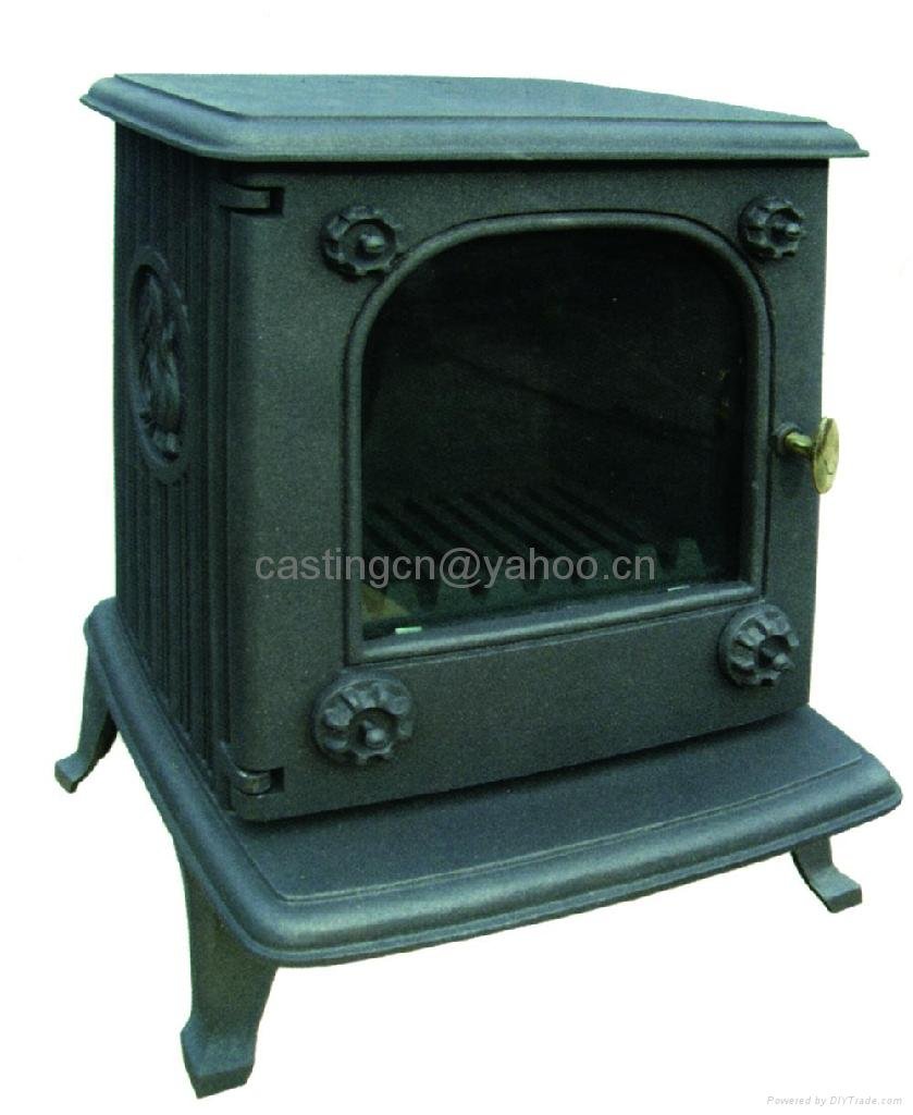 free standing wood burning stove 4