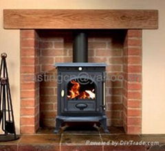 cast iron wood burning stove