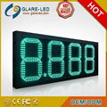 LED Gas Price Signs 7 Segment IP65 Outdoor Use Custom LED Gas Station Price Boar 1