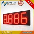 LED Gas Price Signs 7 Segment IP65 Outdoor Use Custom LED Gas Station Price Boar