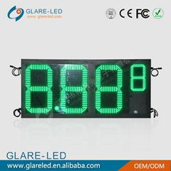 888.8 red led fuel price sign display