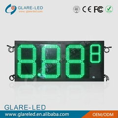 888.8 red led fuel price sign display board