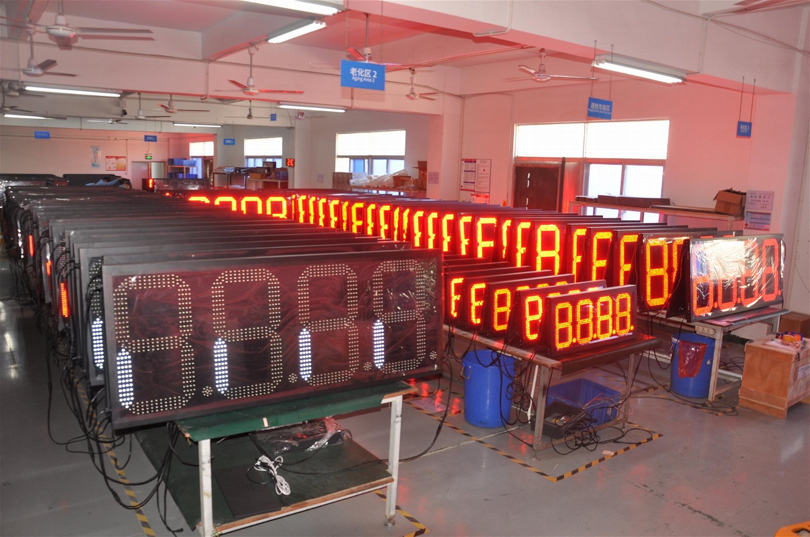  888.8 red led fuel price sign display board 3
