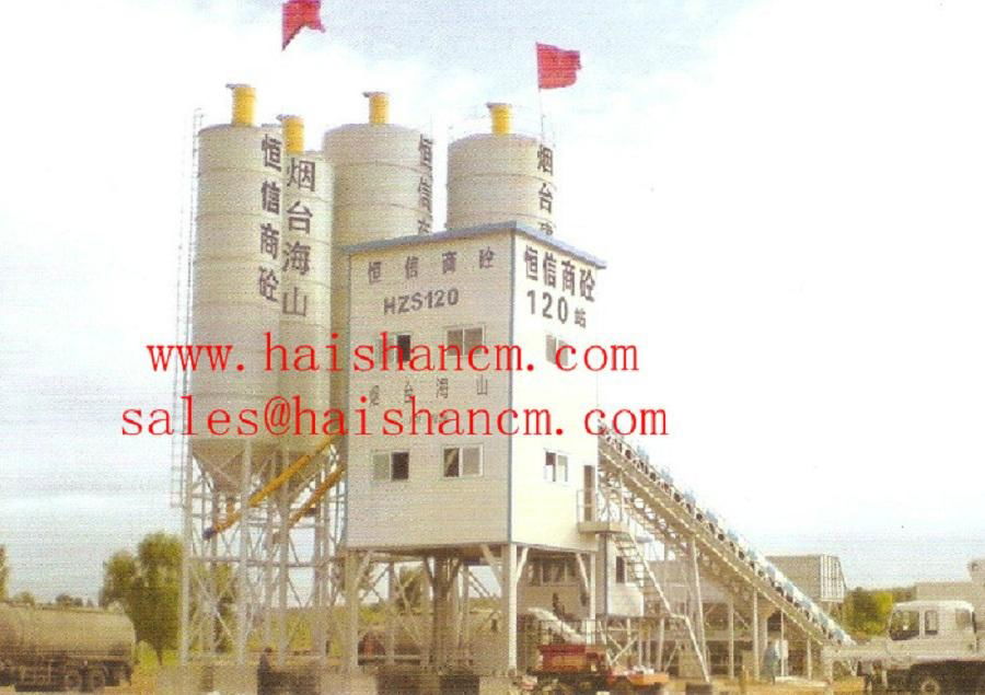 HZS series concrete mixing plant