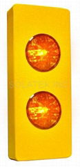 H-952-2 Solar Twin-Flasher Pavement Edge Warning Light