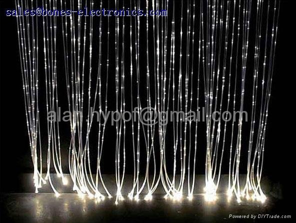PMMA sparkle fiber optic lighting cable