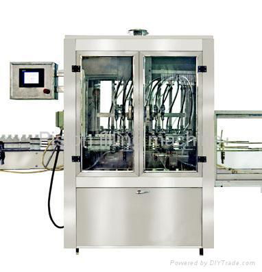 Piston filling machine