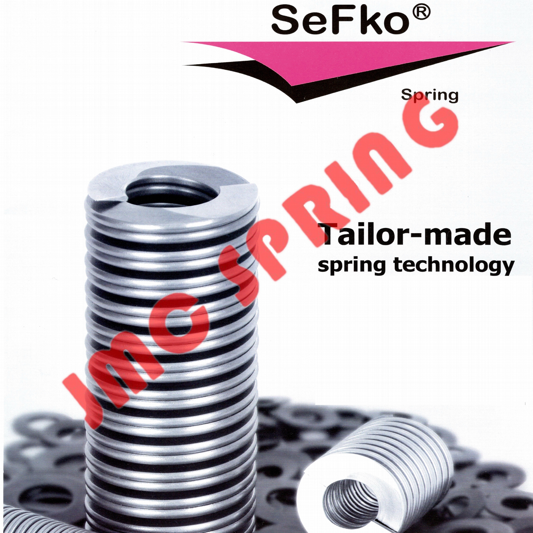 原装德国SEFKO SPRING 斯弗克机床主轴拉杆双螺旋弹簧