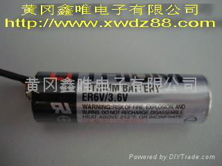 ER6V/3.6V东芝锂电池 