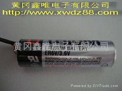 ER6V/3.6V东芝锂电池 