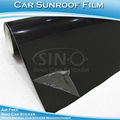 High Glossy Black Car Panoramic Sunroof Film