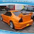 Matt Orange Car Body Sticker Vinyl Wrap