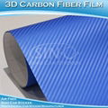 Deep Blue 3D Carbon Fiber Vinyl