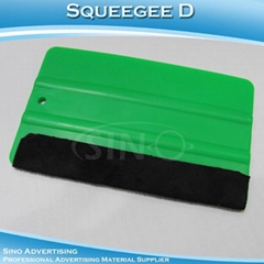 Squeegee D With Fabric