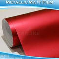 CARLIKE CL5501 Chrome Metallic Matt Red Car Wrap Film