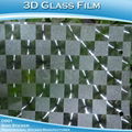 D001 3D Glass Window Decoration Vinyl