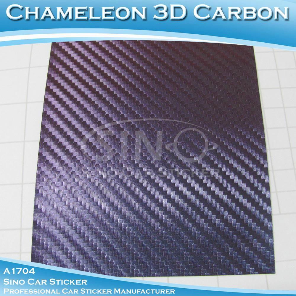Chameleon Blue Carbon Fiber Vinyl Film
