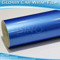 Glossy Pearl Blue Car Wrap Vinyl