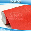 Matt Glitter Diamond Red Vinyl Film For Car