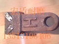 Embedded tungsten titanium alloy block wear resistant hammer 4