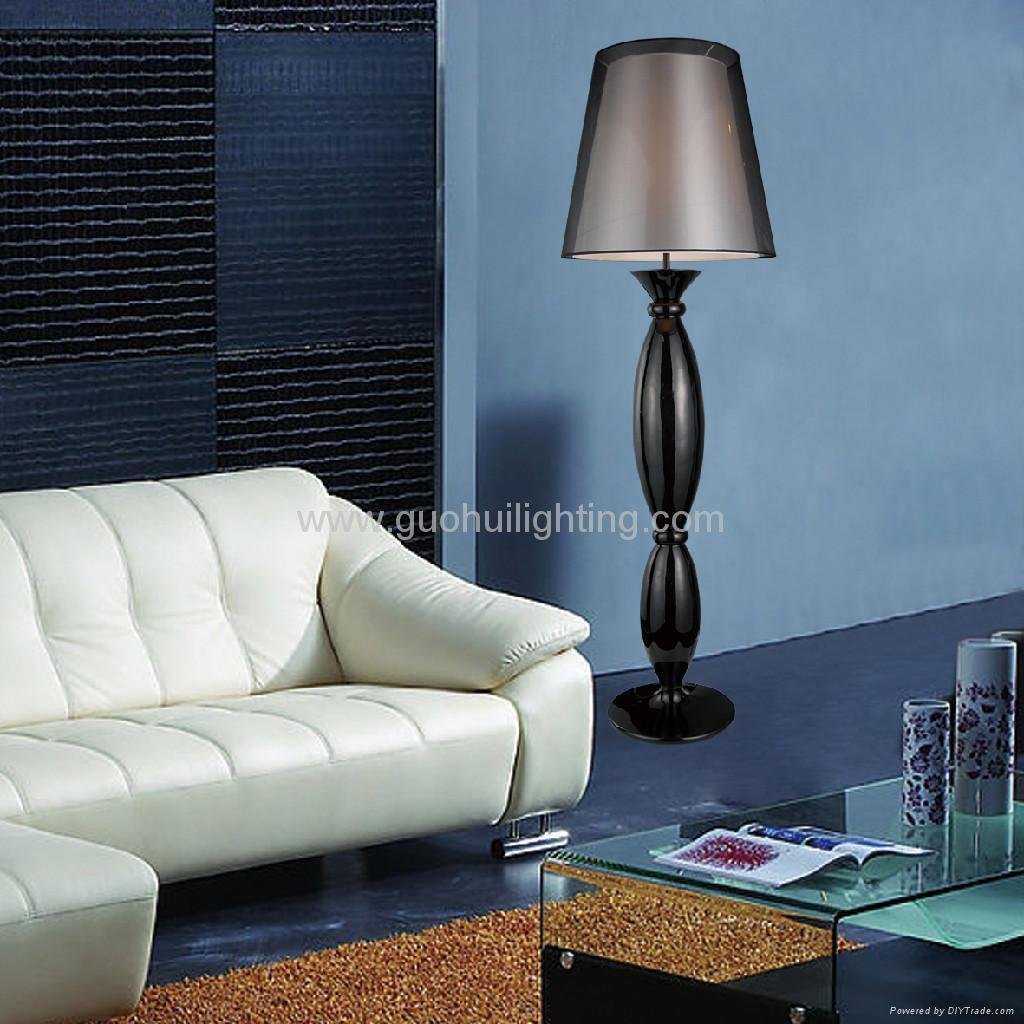 fabic shade floor lamp for hotel project