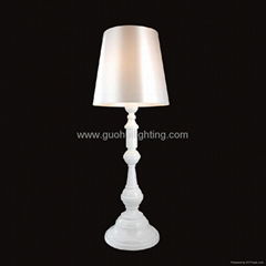 white wooden floor lamp 