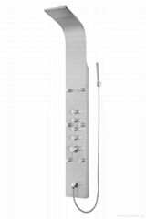 stainless steel shower panel