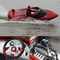 Speedboat with 1400cc 4 stroke Suzuki Engine