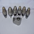 Foundation Piling Machine 3055Carbide Conical Boring Cutter Bits Augers Teeth 