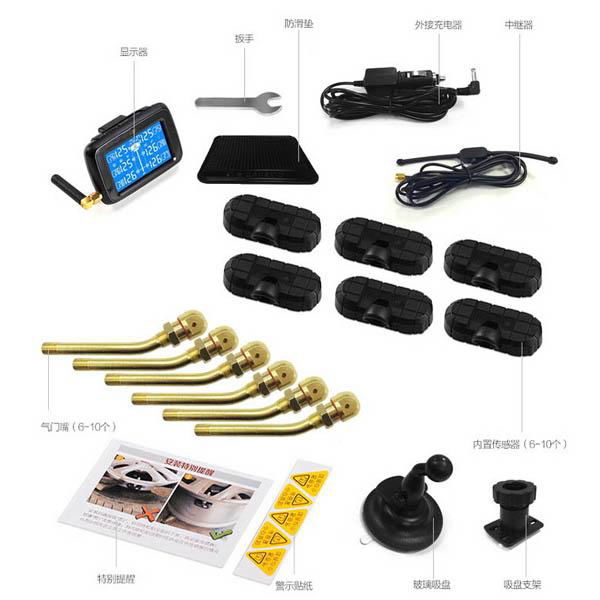 Truck tpms system tire aire pressure monitoring sensors 5