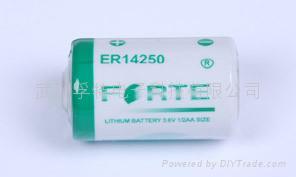 3.6V battery ER14250 1/2AA size ER14250M