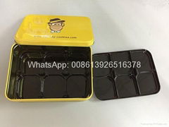 Metal Cookies Tin Packaging Boxes