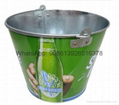 Colored Beer Metal Tin Ice Bucket Manufacture