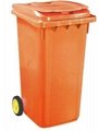 HDPE塑胶环保垃圾桶(240