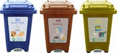 防火塑膠(60L)廢物分類回收箱