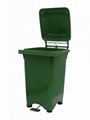 防火塑胶(60L)废物分类回收箱 4